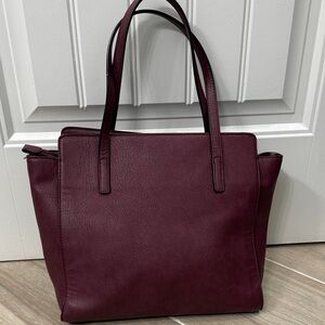 Moda Luxe Elegant Burgundy Women's Handbag